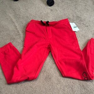 Calvin Klein Kids Bright Red Joggers